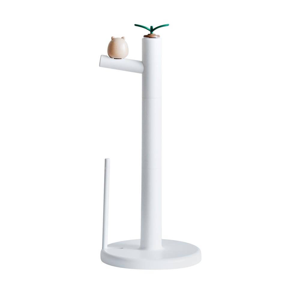 ที่ใส่ทิชชู่ม้วน MINIMAL SCULPT OWL FRIEND สีขาว