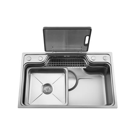 ซิงค์ฝัง 1 หลุม S-FLO NL0108 SF-21 7848ST สีเงิน_0