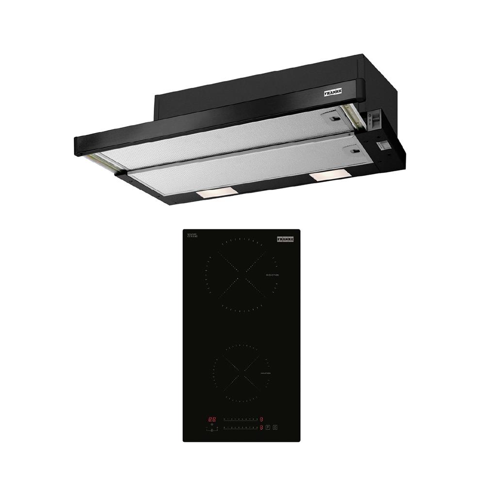 เตาฝัง+เครื่องดูดควัน FRANKE FIH3210+FTC632L BK