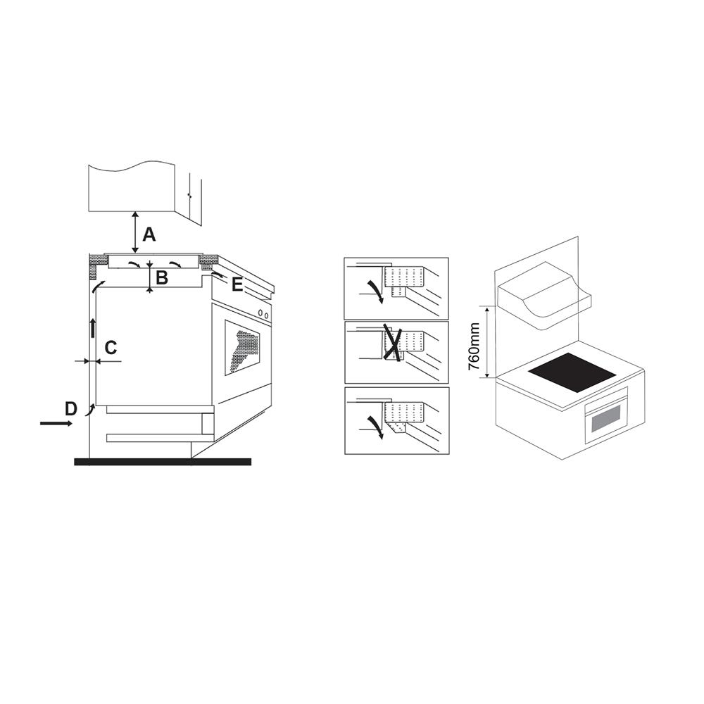 เตาฝังอินดักชั่น LUCKY FLAME BH-70ID35X2 73 ซม.