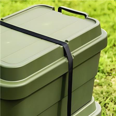 กล่องเครื่องมือ DIY TRUSCO ODCF-30 30 ลิตร สีเขียวมะกอก_2