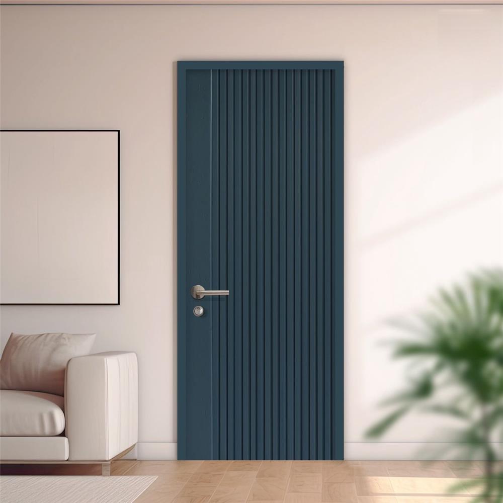 วงกบประตูโพลีสไตรีน LINEDEKOR 90x200 ซม. สีน้ำเงิน