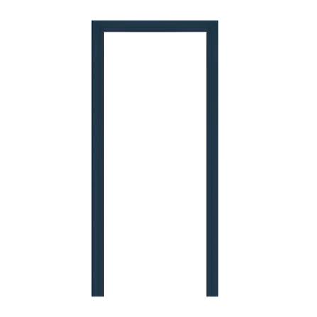 วงกบประตูโพลีสไตรีน LINEDEKOR 90x200 ซม. สีน้ำเงิน