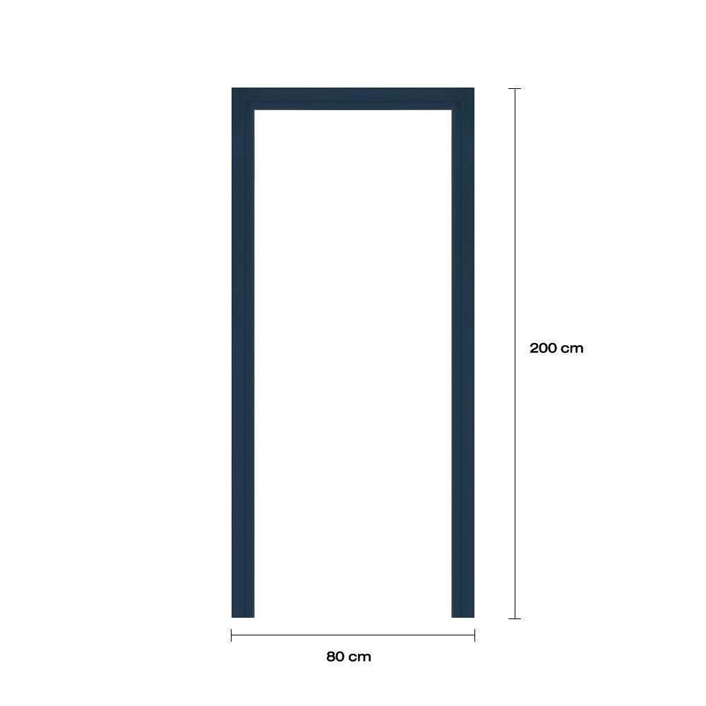 วงกบประตูโพลีสไตรีน LINEDEKOR 80x200 ซม. สีน้ำเงิน
