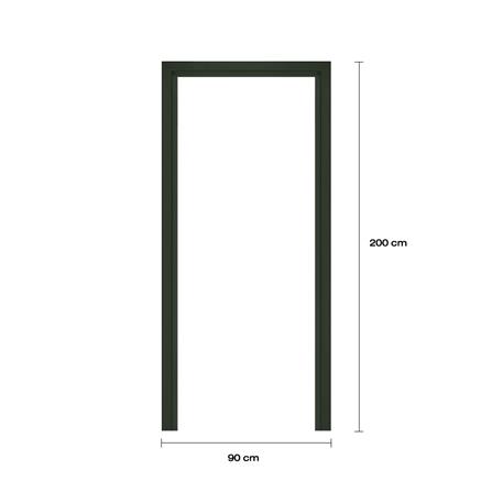 วงกบประตูโพลีสไตรีน LINEDEKOR 90x200 ซม. สีเขียว_4