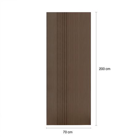 ประตูภายใน WPC ไม่เจาะลูกบิด LINEDEKOR IN01-08 70x200 ซม. สีโอ๊ค_4