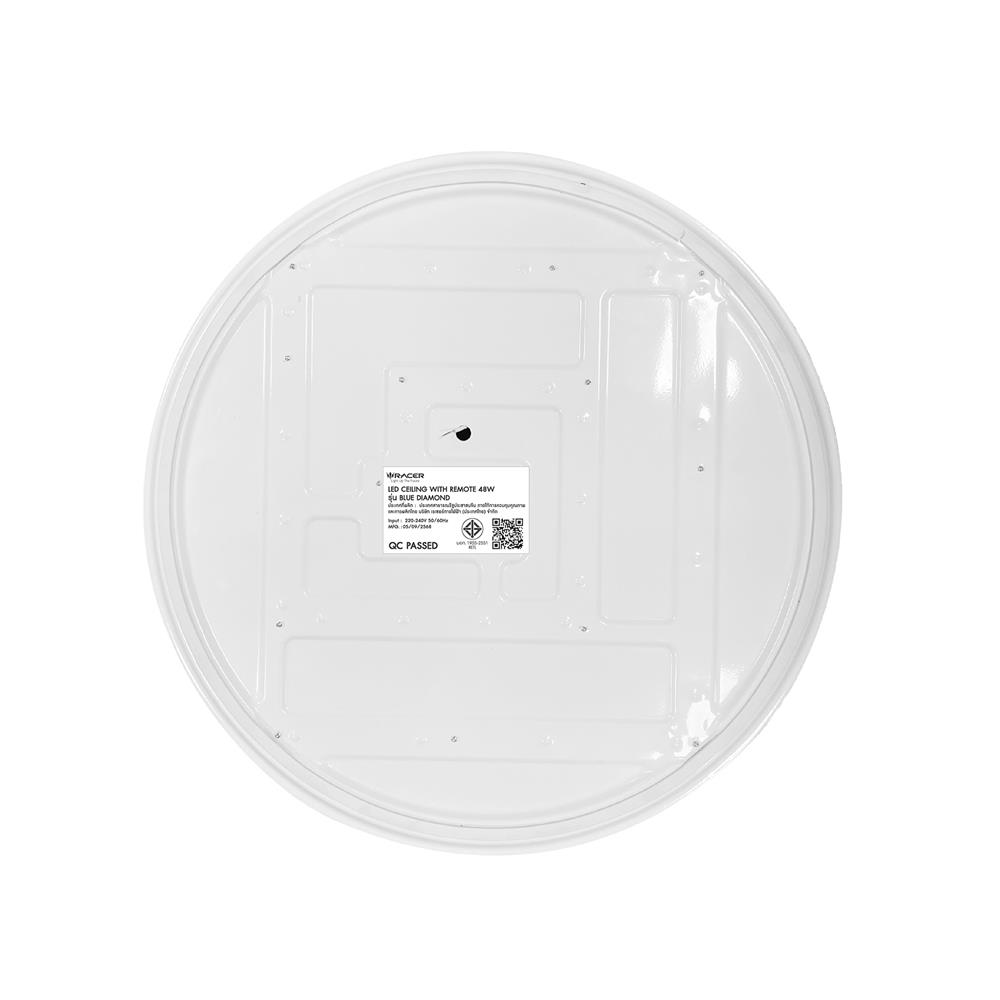 ไฟเพดาน LED RACER REMOTE BLUEDIAMOND 15 นิ้ว 48 วัตต์ DAYLIGHT/COOL WHITE/WARM WHITE