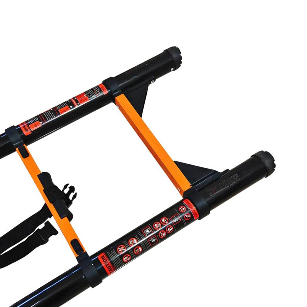 บันไดอเนกประสงค์ปรับแบบ BARCO 2x7 14 ขั้น สีดำ