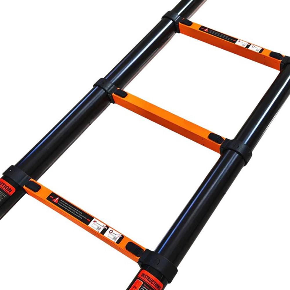 บันไดอเนกประสงค์ปรับแบบ BARCO 2x7 14 ขั้น สีดำ