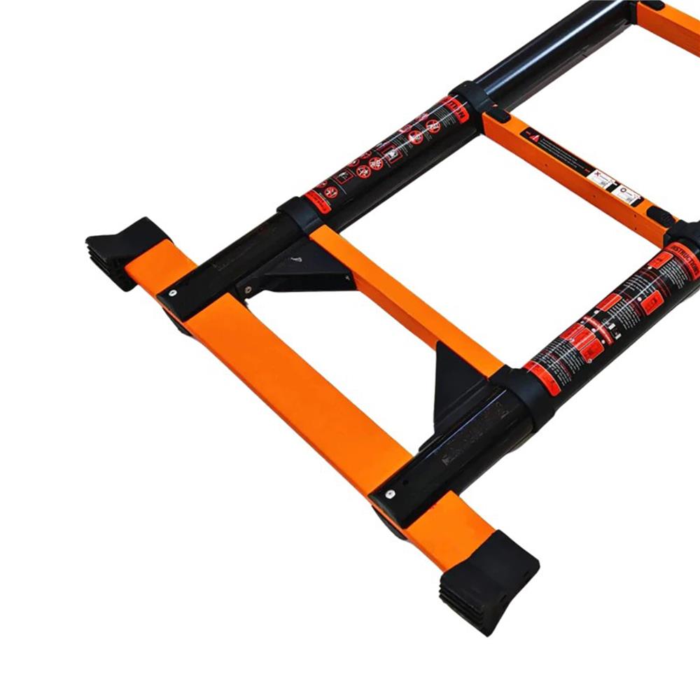 บันไดอเนกประสงค์ปรับแบบ BARCO 2x7 14 ขั้น สีดำ