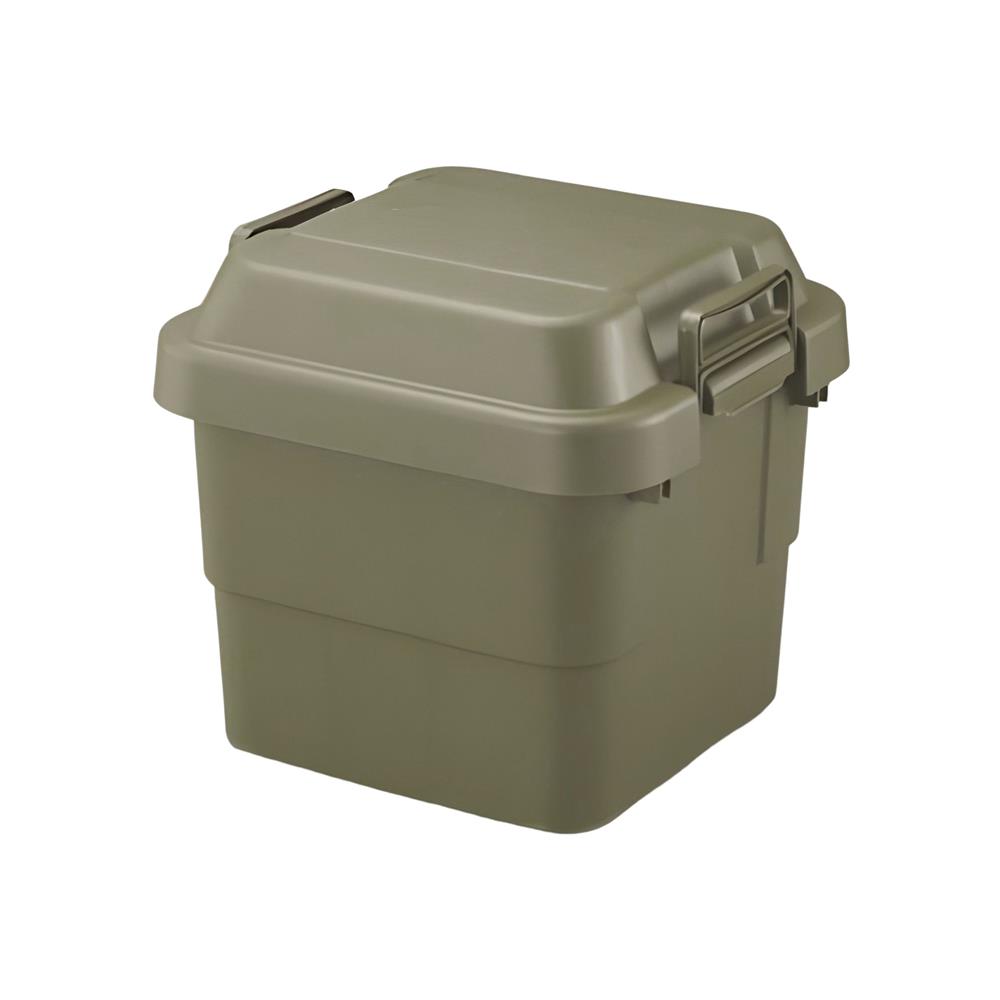 กล่องเครื่องมือ DIY TRUSCO ODC-30 30 ลิตร สีเขียวมะกอก