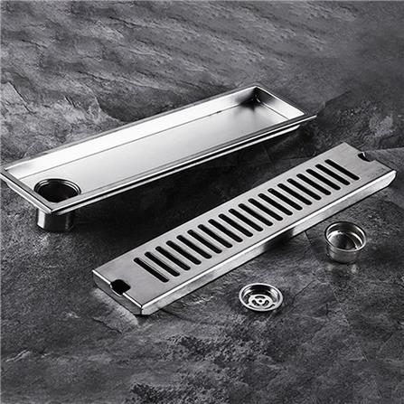 รางน้ำทิ้ง CASSA CL0168 100 ซม. สีเงิน_1