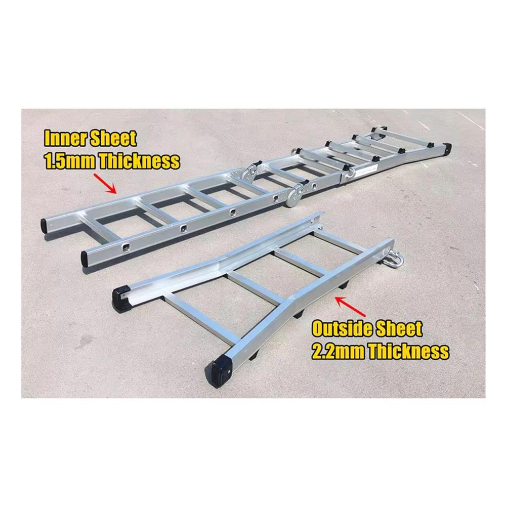 บันไดอเนกประสงค์ปรับแบบ BARCO 2x5 10 ขั้น