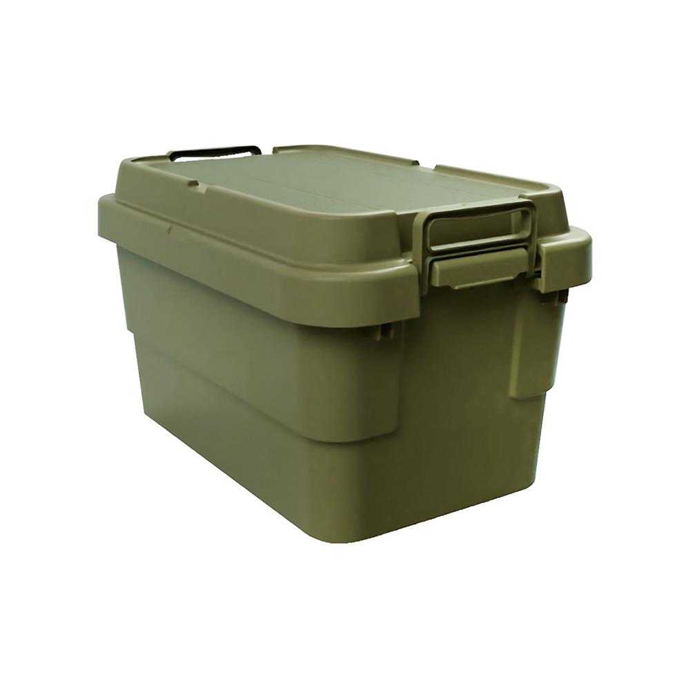 กล่องเครื่องมือ DIY TRUSCO ODCF-50 50 ลิตร สีเขียวมะกอก