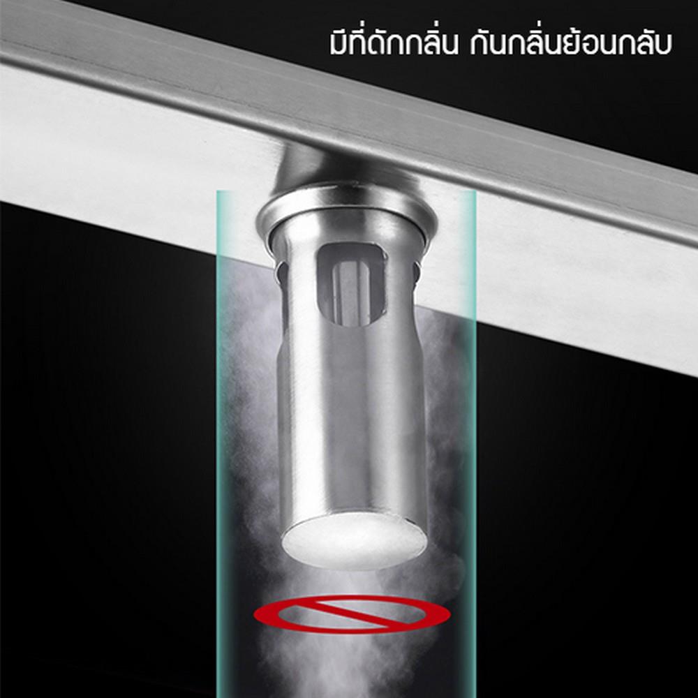 รางน้ำทิ้ง CASSA CL0192 60 ซม. สีเงิน