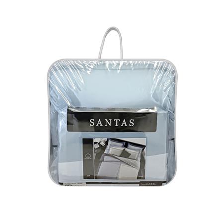 ชุดผ้าปูที่นอน 5 ฟุต (ชุด 7 ชิ้น) SANTAS COTTON USA BLUORA BL_6