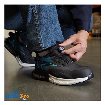 รองเท้านิรภัยผ้า พื้นยาง DEXZON Z01 เบอร์ 41 สีน้ำเงิน_5