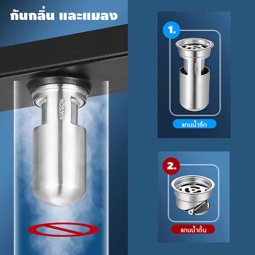 รางน้ำทิ้ง CASSA CL0182 20 ซม. สีดำ