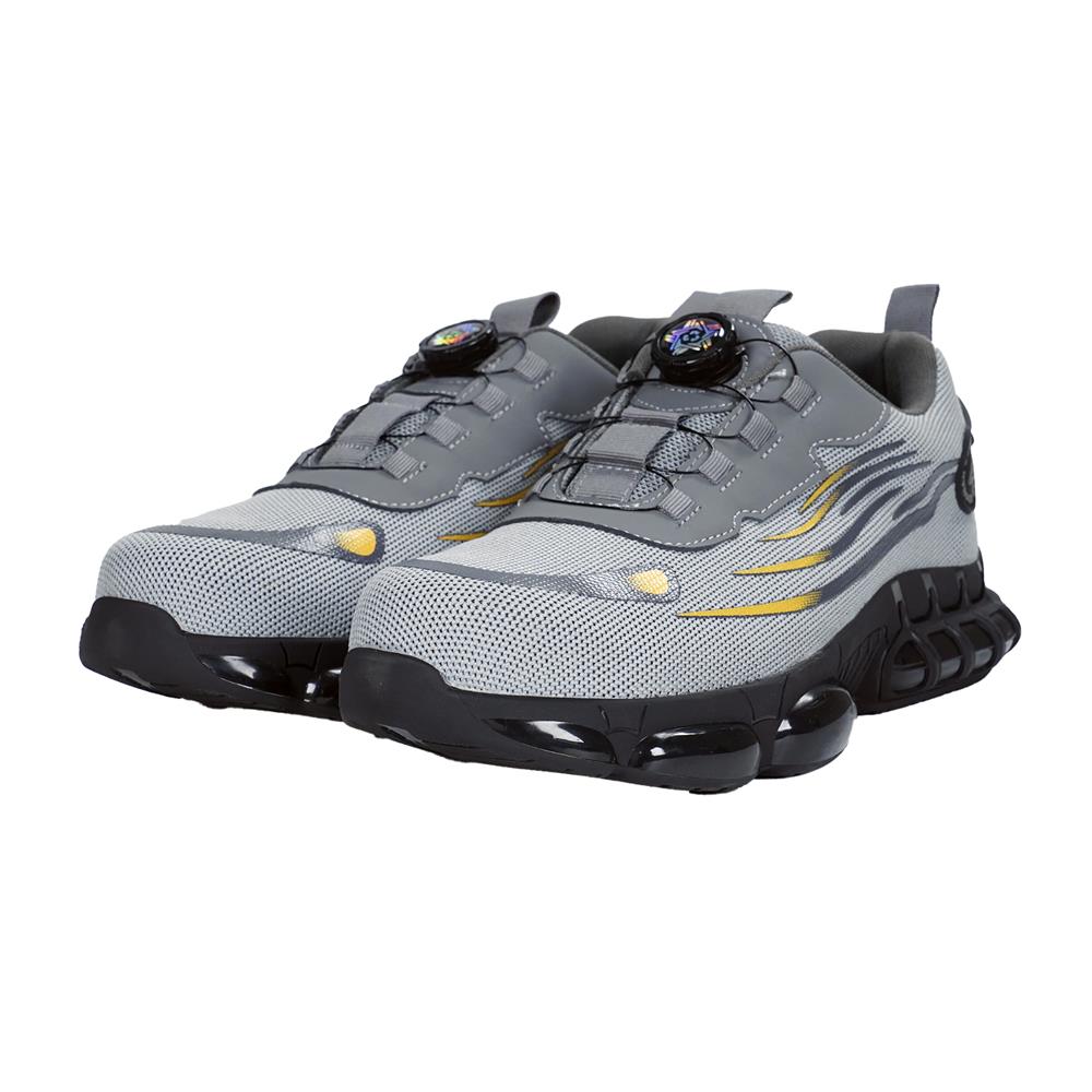 รองเท้านิรภัยผ้า พื้นยาง DEXZON Z02 เบอร์ 40 สีเทา_1