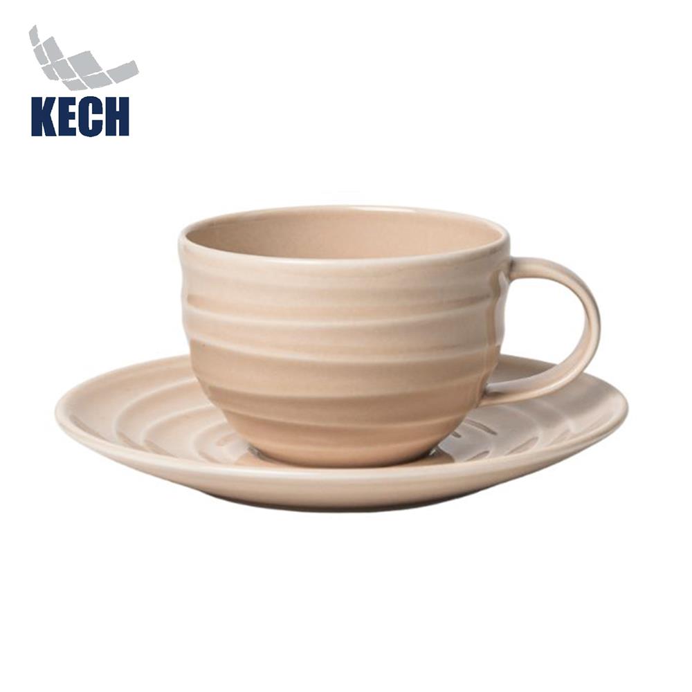 ชุดถ้วยกาแฟ FINE PORCELAIN 220 มล. KECH AQUA PEACH