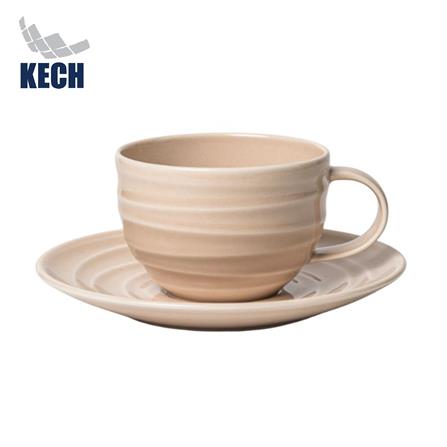 ชุดถ้วยกาแฟ FINE PORCELAIN 220 มล. KECH AQUA PEACH_0