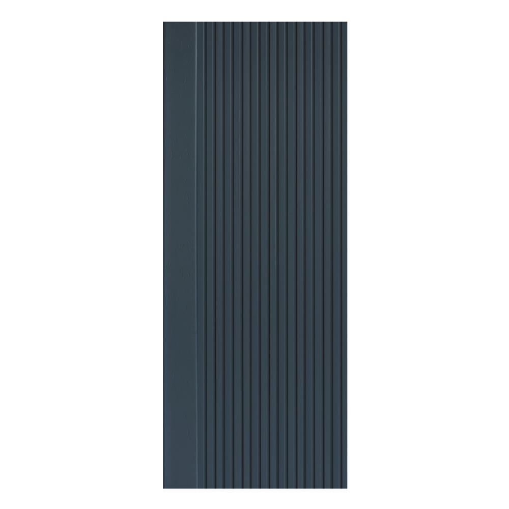 ประตูภายในโพลีสไตรีน ไม่เจาะลูกบิด LINEDEKOR VERTICAL 80x200 ซม. สีน้ำเงิน