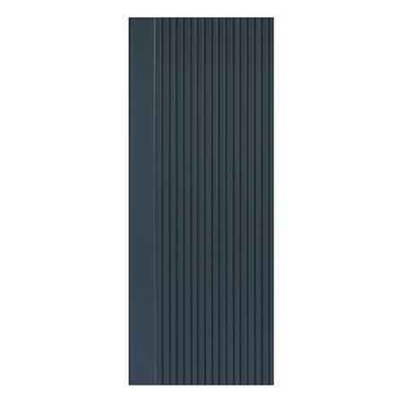 ประตูภายในโพลีสไตรีน ไม่เจาะลูกบิด LINEDEKOR VERTICAL 80x200 ซม. สีน้ำเงิน