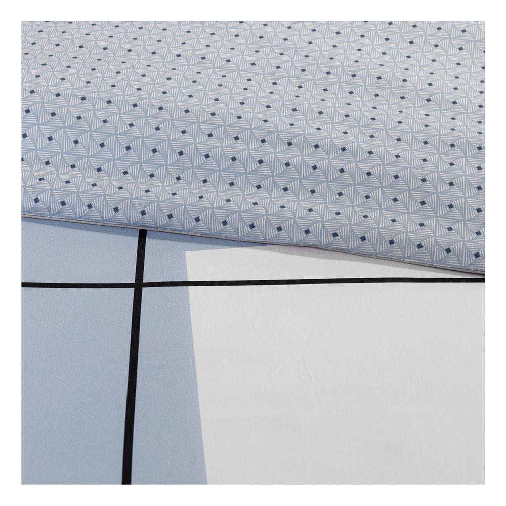 ชุดผ้าปูที่นอน 6 ฟุต (ชุด 7 ชิ้น) SANTAS COTTON USA BLUORA BL