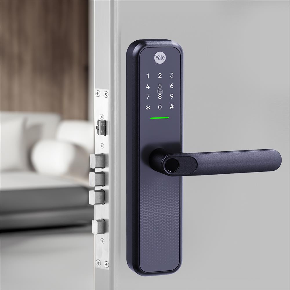 กลอนประตูดิจิตอล YALE ZURI S สีดำ