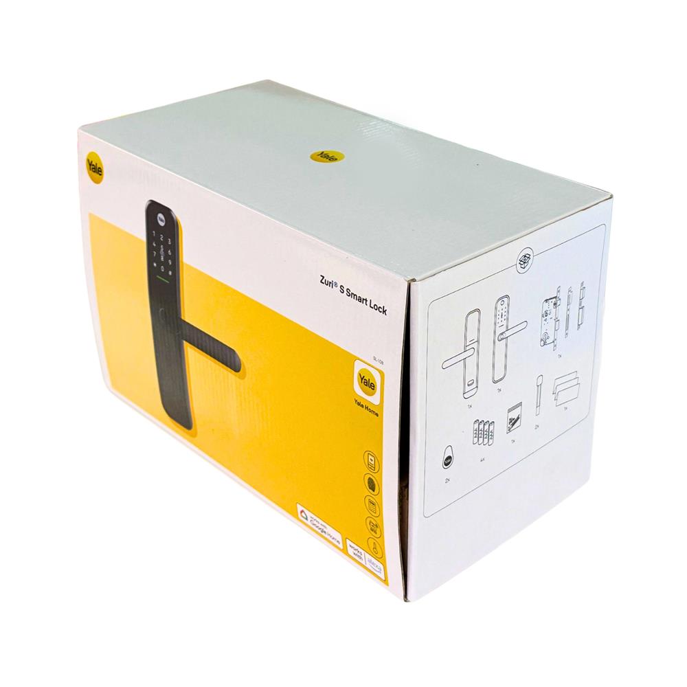 กลอนประตูดิจิตอล YALE ZURI S สีดำ