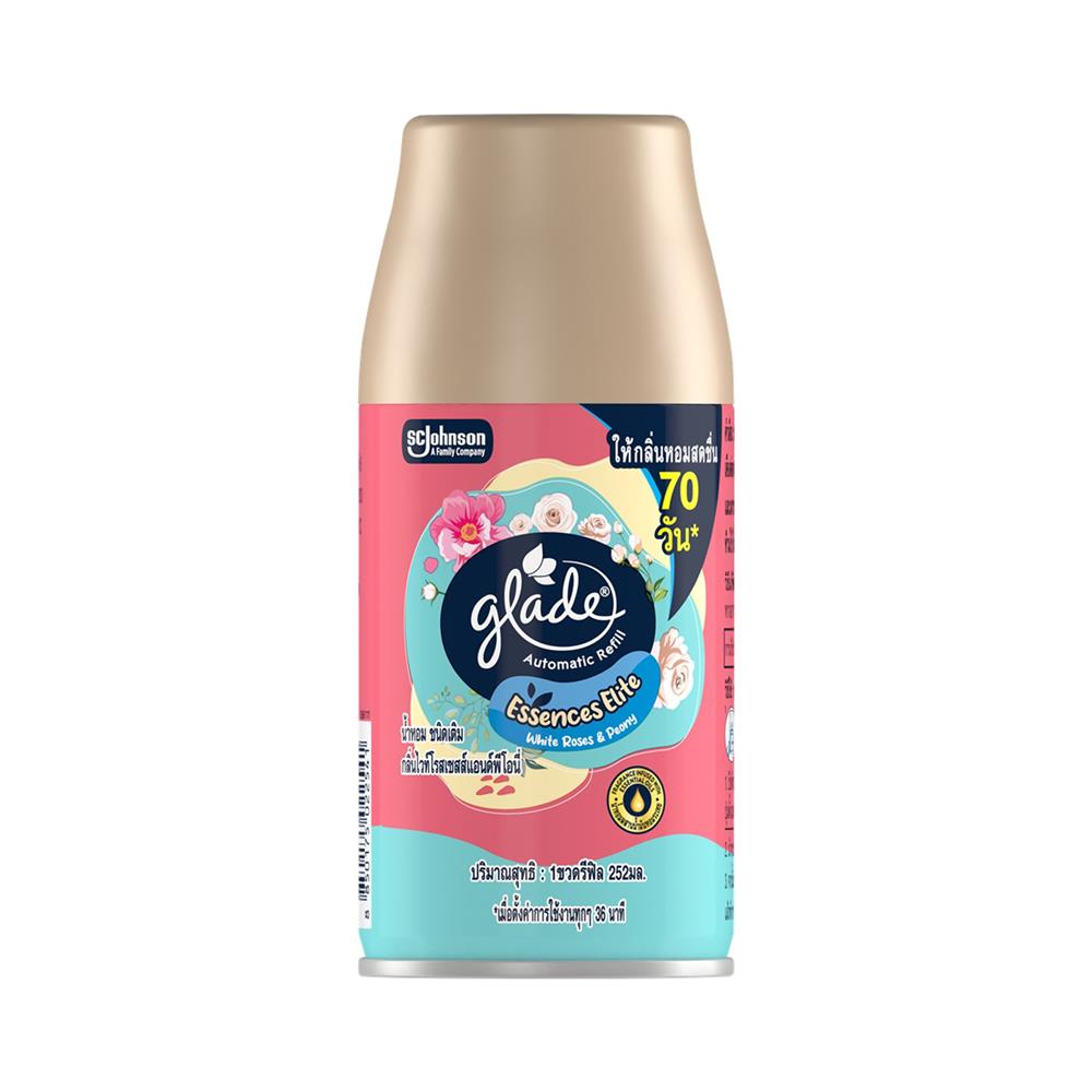 รีฟิลเครื่องพ่นสเปรย์ GLADE 252 มล. ไวท์โรสเซสส์แอนด์พีโอนี่