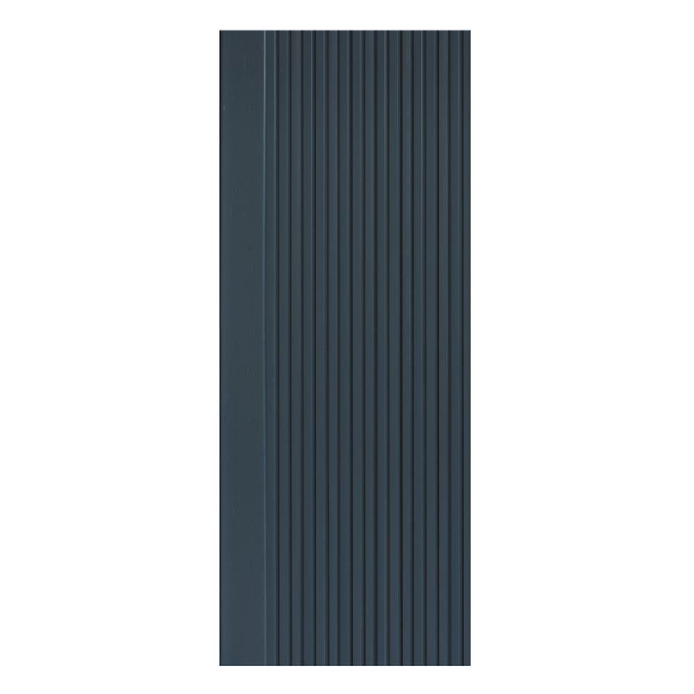 ประตูภายในโพลีสไตรีน ไม่เจาะลูกบิด LINEDEKOR VERTICAL 90x200 ซม. สีน้ำเงิน