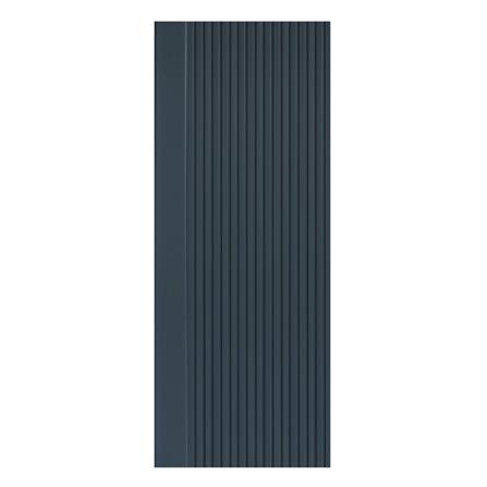 ประตูภายในโพลีสไตรีน ไม่เจาะลูกบิด LINEDEKOR VERTICAL 90x200 ซม. สีน้ำเงิน