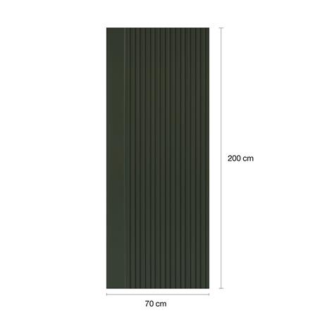 ประตูภายในโพลีสไตรีน ไม่เจาะลูกบิด LINEDEKOR VERTICAL 70x200 ซม. สีเขียว_4