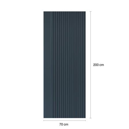 ประตูภายในโพลีสไตรีน ไม่เจาะลูกบิด LINEDEKOR VERTICAL 70x200 ซม. สีน้ำเงิน_4