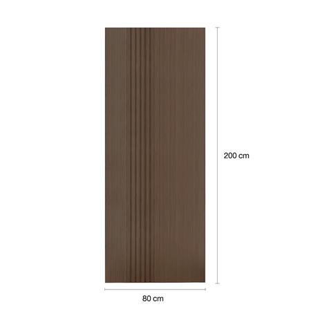 ประตูภายใน WPC ไม่เจาะลูกบิด LINEDEKOR IN01-08 80x200 ซม. สีโอ๊ค_4