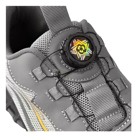 รองเท้านิรภัยผ้า พื้นยาง DEXZON Z02 เบอร์ 44 สีเทา_3