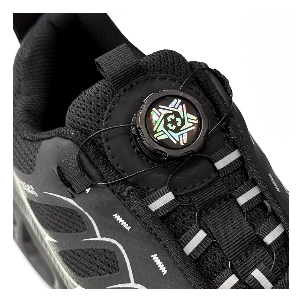 รองเท้านิรภัยผ้า พื้นยาง DEXZON Z03 เบอร์ 41 สีดำ