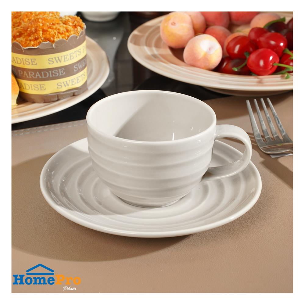 ชุดถ้วยกาแฟ FINE PORCELAIN 220 มล. KECH AQUA CURRANT