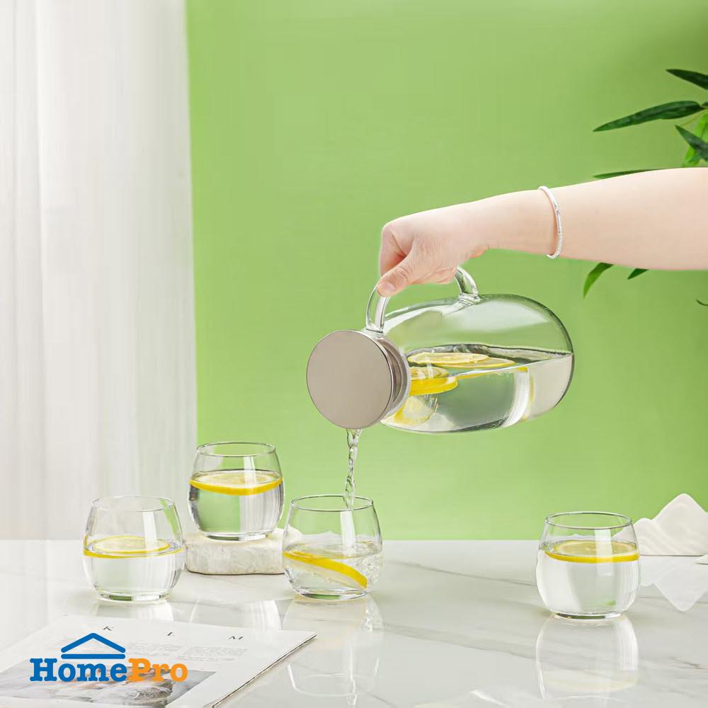 ชุดแก้วน้ำ 460 มล. + เหยือกแก้ว 2.2 ลิตร KECH ROCKING (ชุด 5 ชิ้น)