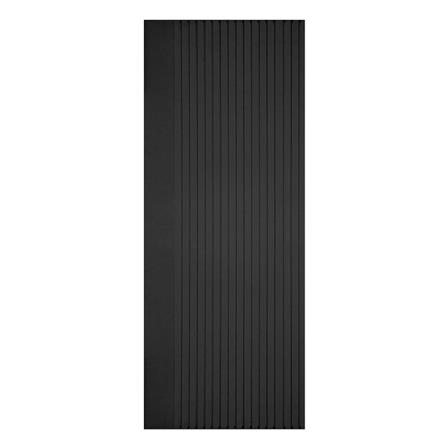 ประตูภายในโพลีสไตรีน ไม่เจาะลูกบิด LINEDEKOR VERTICAL 80x200 ซม. สีดำ