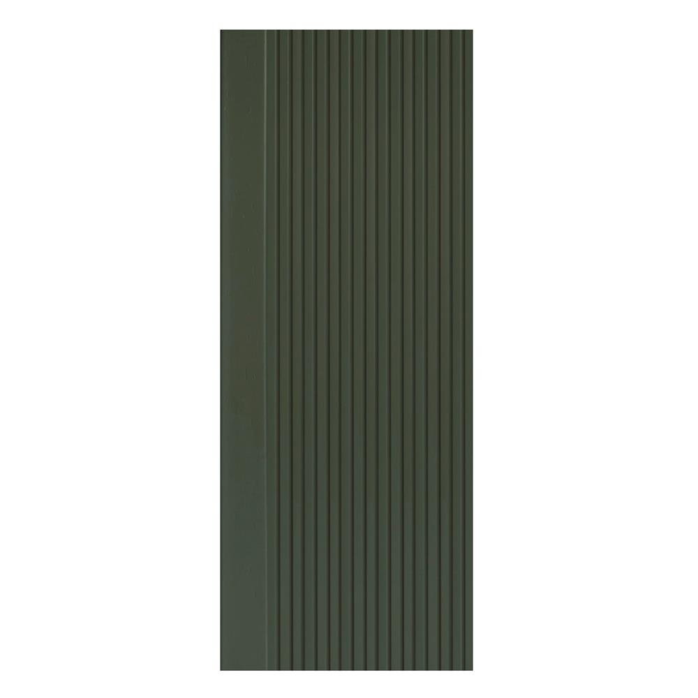 ประตูภายในโพลีสไตรีน ไม่เจาะลูกบิด LINEDEKOR VERTICAL 90x200 ซม. สีเขียว