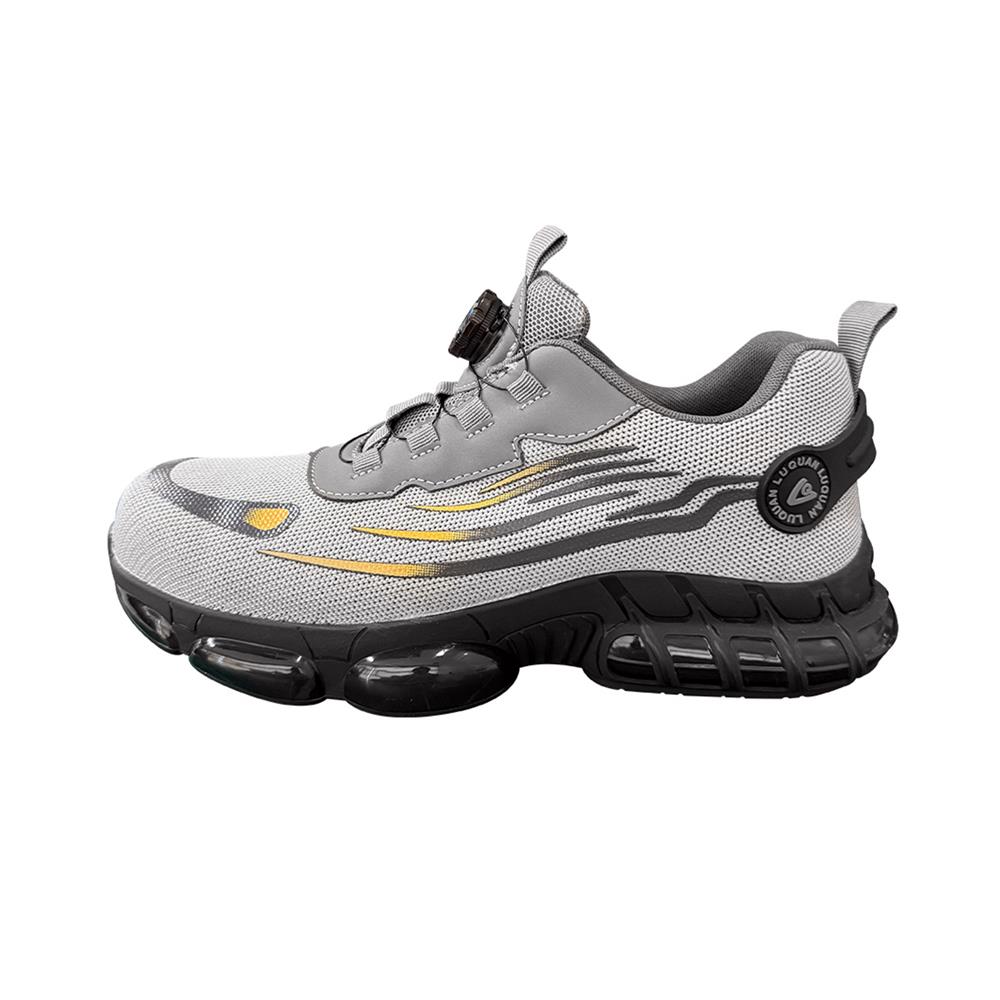 รองเท้านิรภัยผ้า พื้นยาง DEXZON Z02 เบอร์ 41 สีเทา