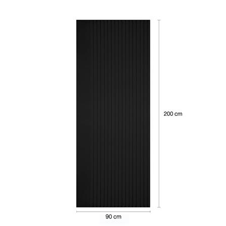 ประตูภายในโพลีสไตรีน ไม่เจาะลูกบิด LINEDEKOR VERTICAL 90x200 ซม. สีดำ_4