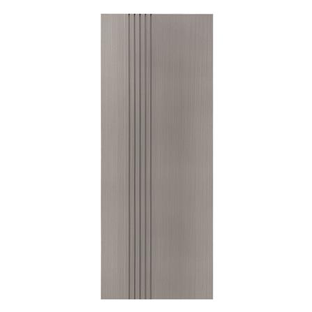 ประตูภายใน WPC ไม่เจาะลูกบิด LINEDEKOR IN01-09 70x200 ซม. สีเทา