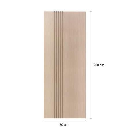 ประตูภายใน WPC ไม่เจาะลูกบิด LINEDEKOR IN01-10 70x200 ซม. สีบีช_4