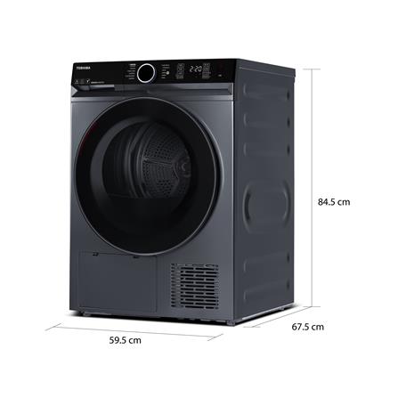 เครื่องอบผ้าฝาหน้า TOSHIBA TD-BP110GHT(MG) 10 กก. HEAT PUMP สีเทา_6