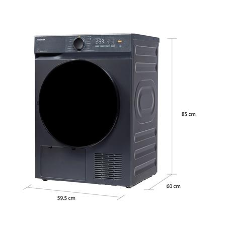 เครื่องอบผ้าฝาหน้า TOSHIBA TD-T21B90HWT(MG) 8 กก. HEAT PUMP สีเทา_6