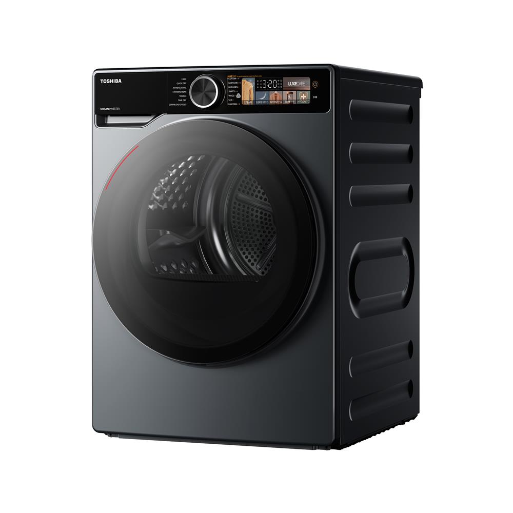 เครื่องอบผ้าฝาหน้า TOSHIBA TD-T25BS110HWT(MG) 10 กก. HEAT PUMP สีเทา