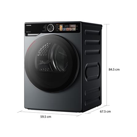 เครื่องอบผ้าฝาหน้า TOSHIBA TD-T25BS110HWT(MG) 10 กก. HEAT PUMP สีเทา_5